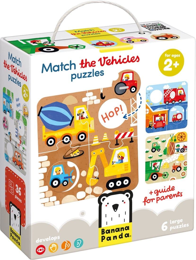 Match the vehicles puzzles