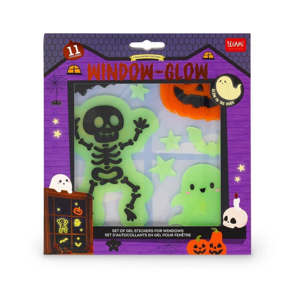 Halloween - Set d'Autocollants en Gel pour Fenêtre - Windo-Glow