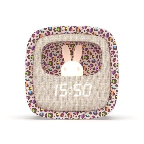 Billy Clock - Veilleuse et réveil Rainbow Leopard
