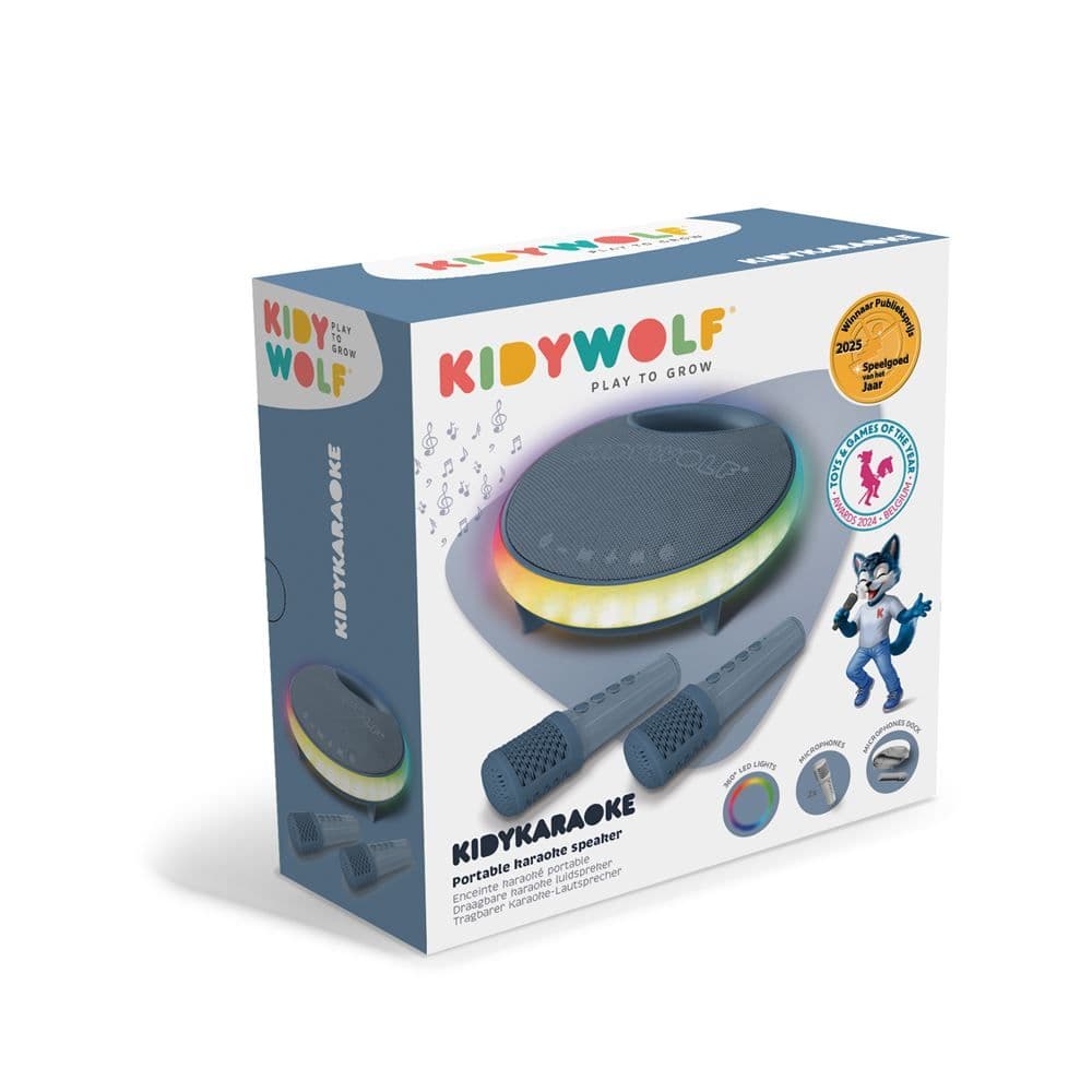 ENCEINTE KARAOKE PORTABLE bleu